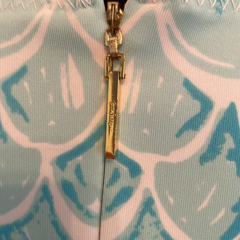 Lilly Pulitzer PERLA scuba dress XS worn once palm beach realtor cruise lunch - Picture 5 of 7